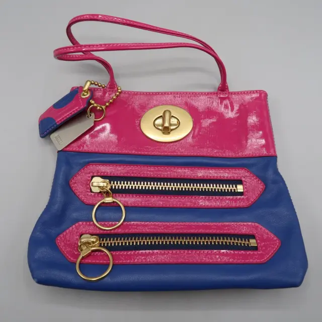 Hamilton hobo leather handbag Coach Pink in Leather - 40487036