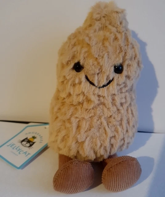 JELLYCAT AMUSEABLE PEANUT Jelly Food Cat Soft Toy Comforter Plush #3 £ ...