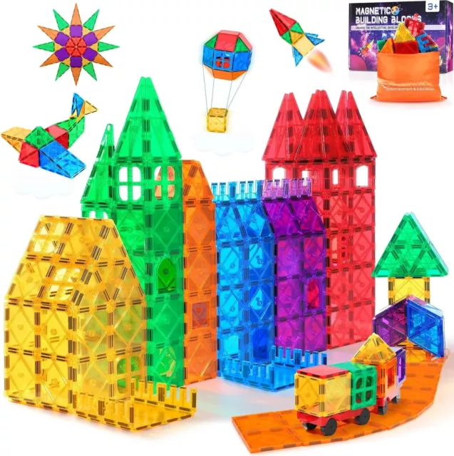 85-teiliges magnetisches Baustein-Set Bau 3D-Fliesen zum Selbermachen Spielzeug für Kinder