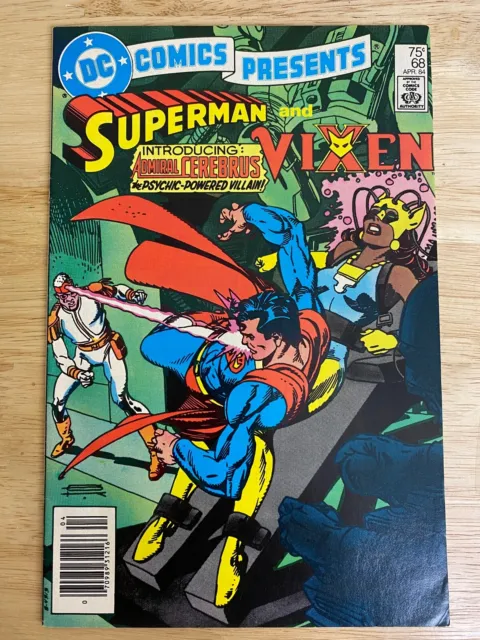 DC Comics Presents Superman and Vixen #68 (DC 1984) Admiral Cerebus