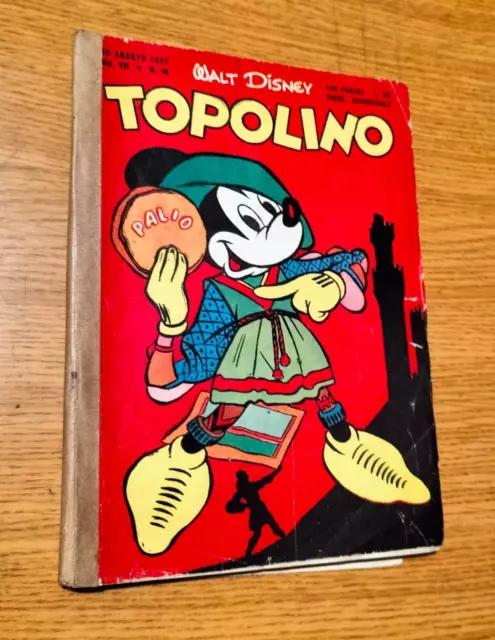 TOPOLINO LIBRETTO  # 48  - 10  agosto 1952  - CON BOLLINO - ORIGINALE-OTTIMO