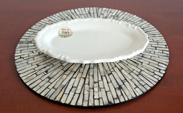 Effetti Luncheon Plates Hand Made In Italy - New 2