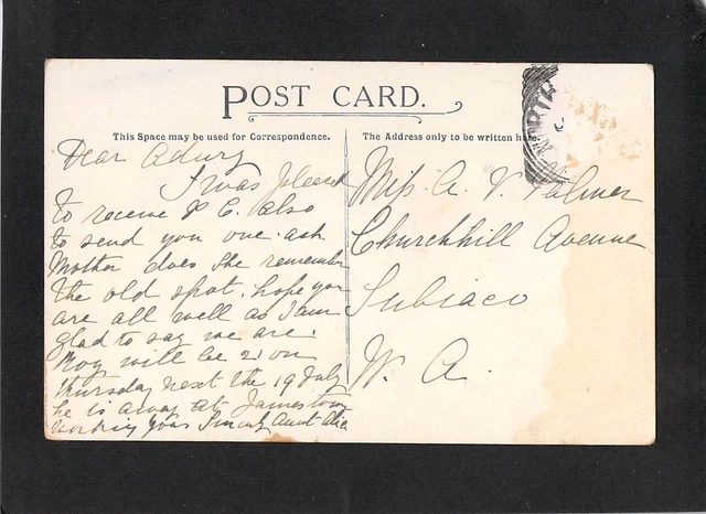 A5438 Australia SA Adelaide Post Office pU vintage postcard 2