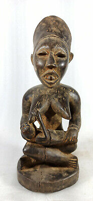 Maternité en bois - Yombe - Congo - art primitif africain tribal african