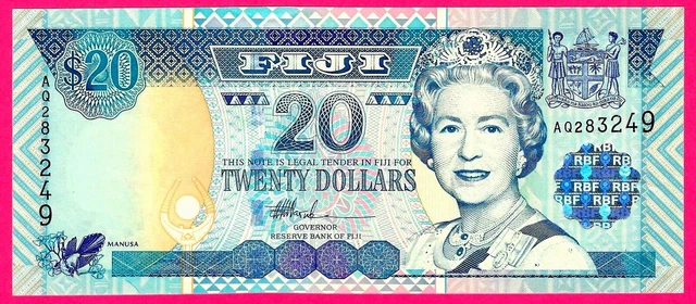 FIJI 20 Dollars P 107 ND 2002 UNC  (TK 14 207)