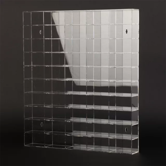 For Hot Wheels/Matchbox 1:64 Diecast Car Display Case Clear Acrylic For 50 Cars 2