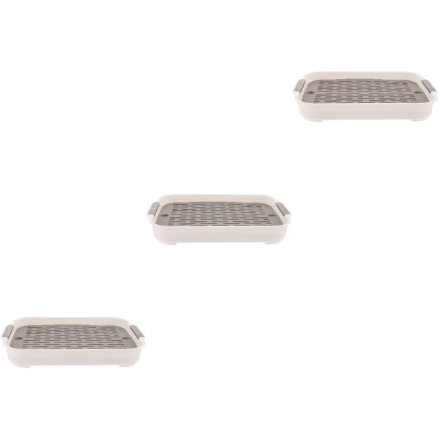 3 Pack Rabbit Potty Rabbit Toilet Doggy Litter Boxes Toy Pets Hay