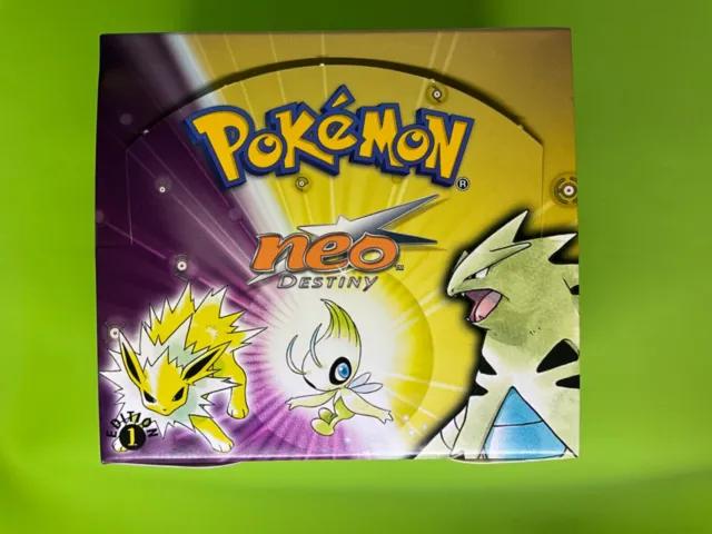 2001 Pokemon Card Game  1st Edition Neo Destiny Booster Display Box - No Packs 2