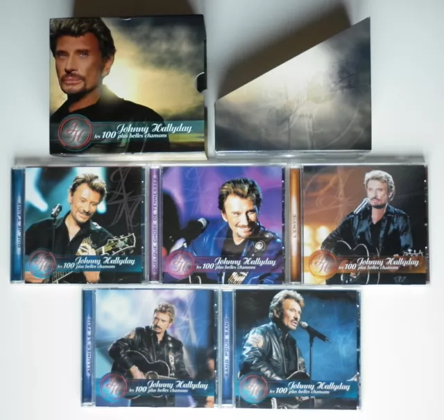 Johnny Hallyday coffret 5 cd album Les 100 Plus Belles Chansons