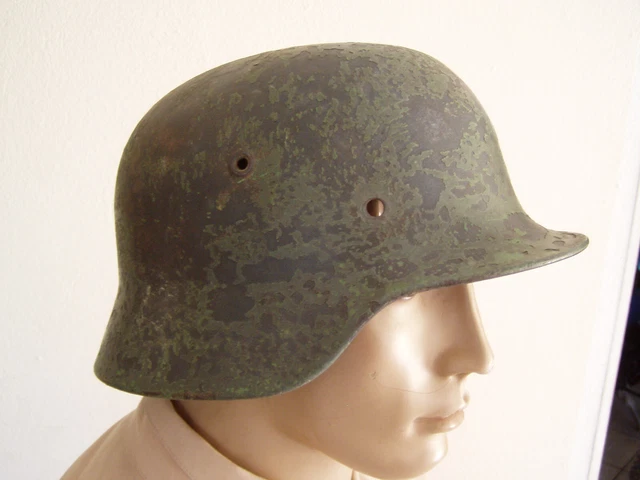 Stahlhelm oliv keine Schirmmütze Wehrmacht Dachbodenfund Geerbt Fund WK 2