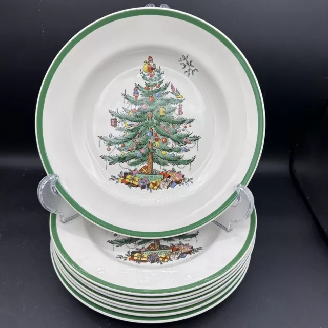 Spode Christmas Tree Dinner Plate(s) 10.75" S3324 -England Minty EUC Many Avail