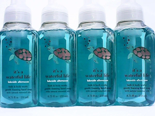 4 jabón de manos espumante para tarde junto al lago Bath & Body Works It's a Waterful Life