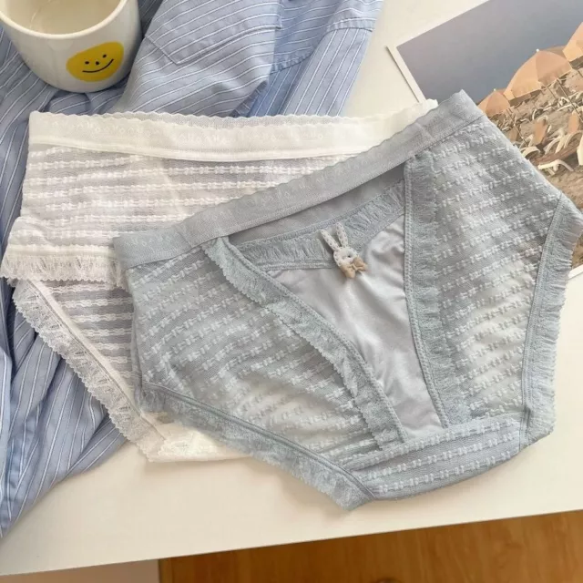Rabbit Lace Panties Hollow Out Underpants Fashion Sex Briefs  Ladies
