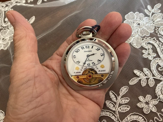 OROLOGIO DA TASCA Hebdomas Savonette Jours Days Cipolla Taschino