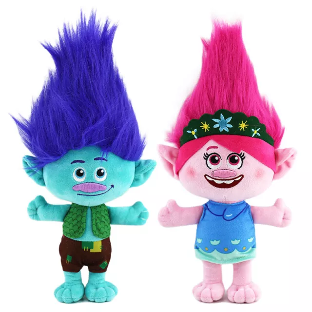 30cm Trolls Poppy Branch Soft Stuffed Plush Doll Toy Kids Gift