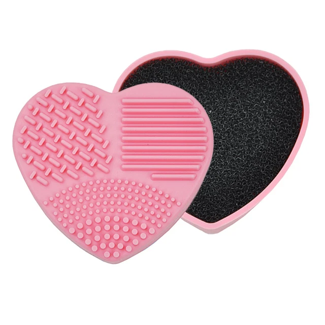 brosse de nettoyage boîte maquillage brosse boîte de nettoyage applicateur de 4