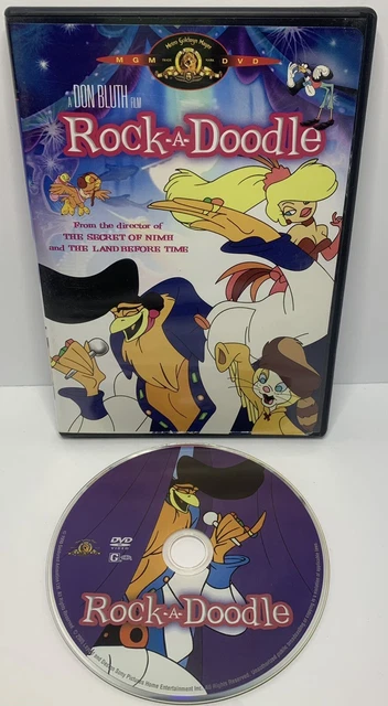 Rock A Doodle Dvd 1990 Christopher Plummer Glen Campbell Oop 
