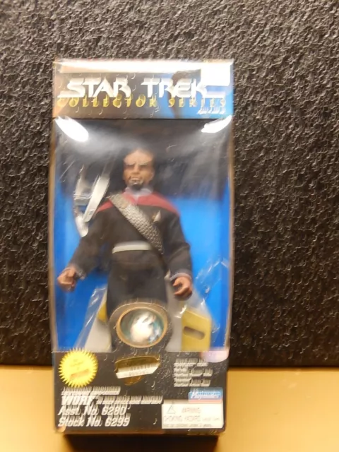 Star Trek Collector Series Edition DS9 LT. CMDR WORF 9" Action Figure Playmates