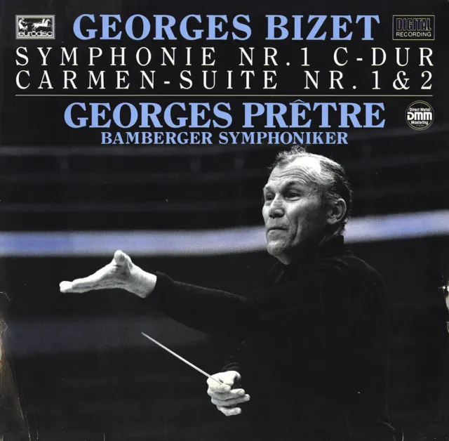 BIZET Symphony 1, Carmen Suites 1 & 2 PRETRE Eurodisc 207075 LP Gold Label NM