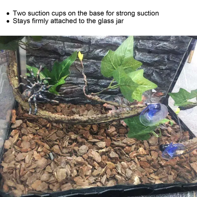 Reptile Corner Branch Terrarium Pflanzendekoration Mit Saugnäpfen Für Amphi Fsk