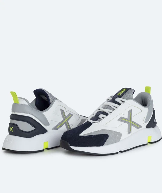 Chaussures sportif Sneakers homme Munich AVANT 04 Blanc