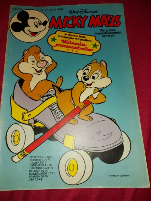 Walt Disney Micky Maus 1976 Nr 47