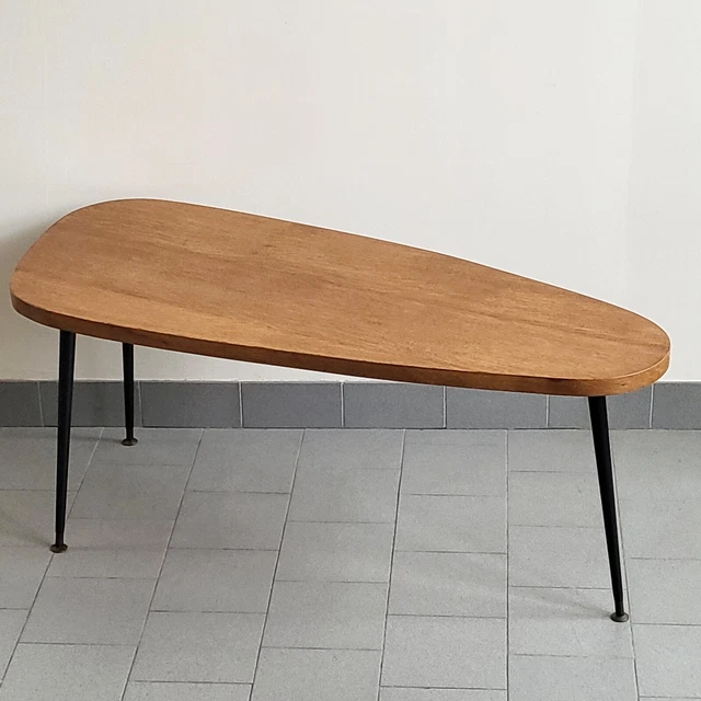 Excelente Mesa Baja Vintage 1950 Trípode 50S Rockabilly 1950S Retro Años 50