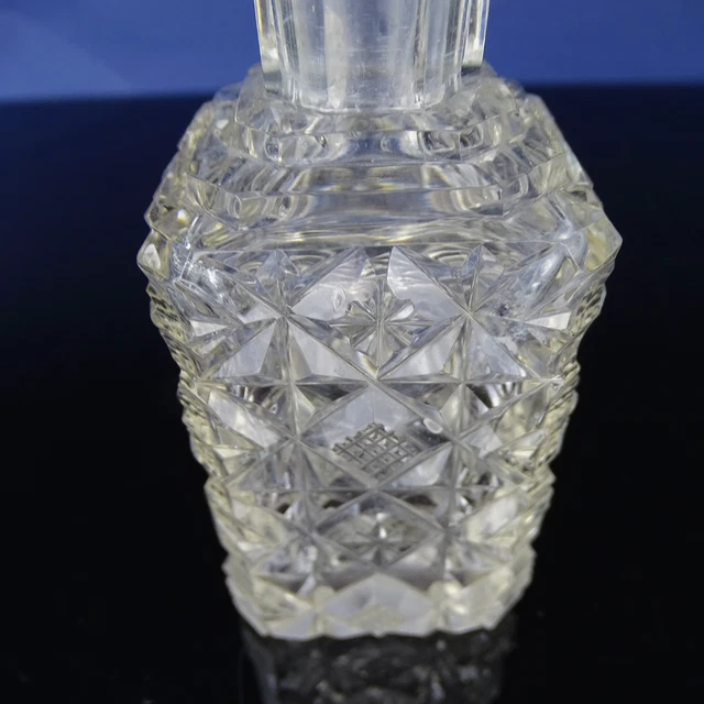 ANCIEN FLACON DE parfum en Verre Soufflé de Murano, Filigrane Or Et Bleu. EUR 125,00 - FR