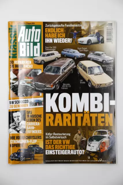 Auto Bild klassik 8/2020 (Aug. 2020), guter Zustand!