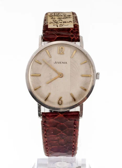Montre Bracelet Juvenia Vintage Années 50 - Acier, Cadran Classique - Mécanique Manuelle - Occasion