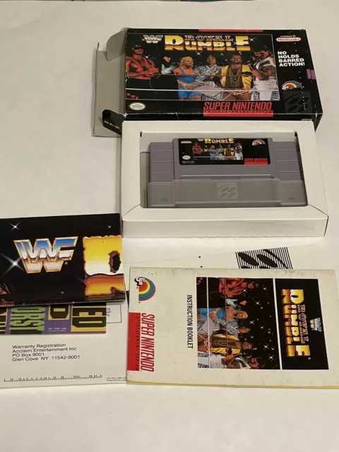 SNES Super Nintendo WWF Royal Rumble