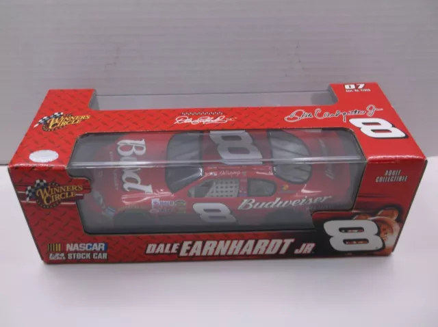2007 Winners Circle  1:24 Dale Jr. #8 Budweiser car w/display Case