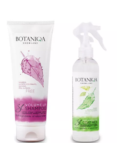 Botaniqa 250ml Show Line Volume Up Champú para más volumen + Leche en spray...