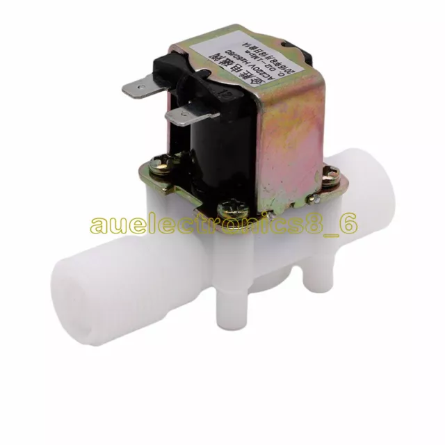 1/2" N/C 220V Magnetic N/C Electric Solenoid Valve Water Air Inlet Flow Switch