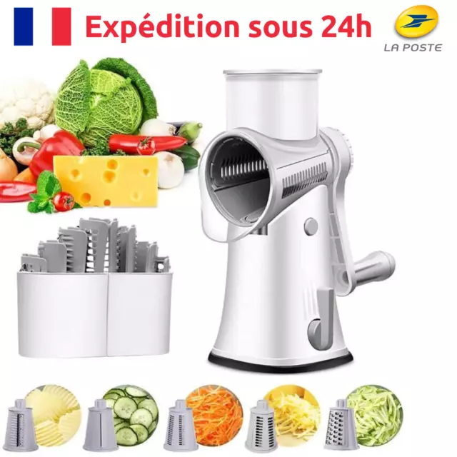 COUPE LÉGUME MULTIFONCTIONS 12 EN 1 – Trancheur De Légumes – Coupe Légumes  Manuel – Mandoline de Cuisine Professionnelle Trancheuse –