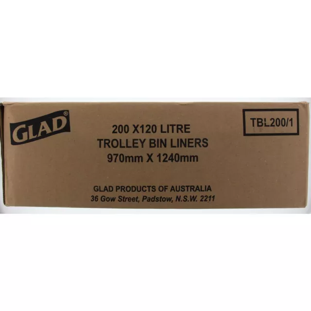 Glad Bin Liner 120L TBL200/1