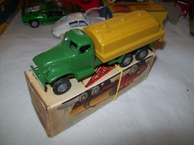 Camion GMC Citerne Avec Remorque France Jouets - Ancien En Boîte - Collection