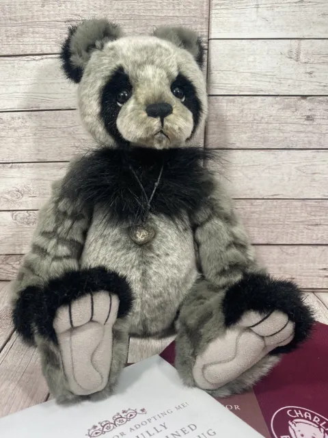 Denny Charlie Bears - Plush Collection  teddy bear CB181816C Retired Panda 2018