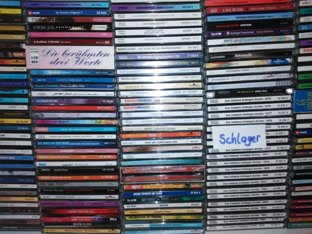 100 CDs Musik Schlager Sammlung Paket Konvolut