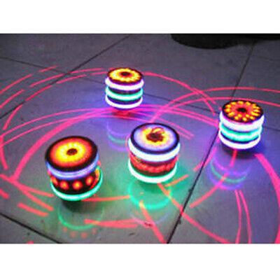 Beste Weihnachtsgeburtstagsgeschenke MeetUs Packung mit 2 Magic Kreisel Kreisel mit bunt blinkenden LED-Lichtern und Musik für Kinder Kleinkind Jungen Mädchen 