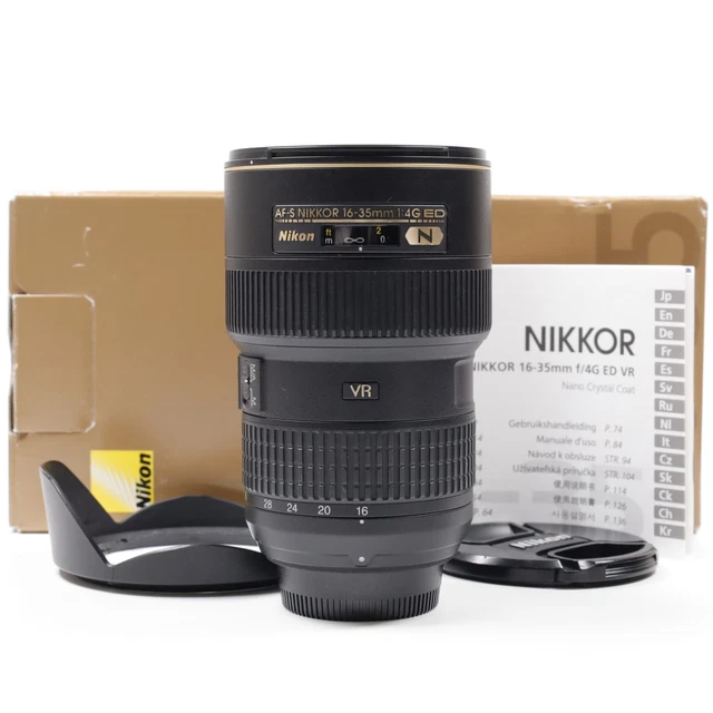 NIKON AF-S NIKKOR 16-35mm f4G VR with case #FB10 $961.25 - PicClick CA