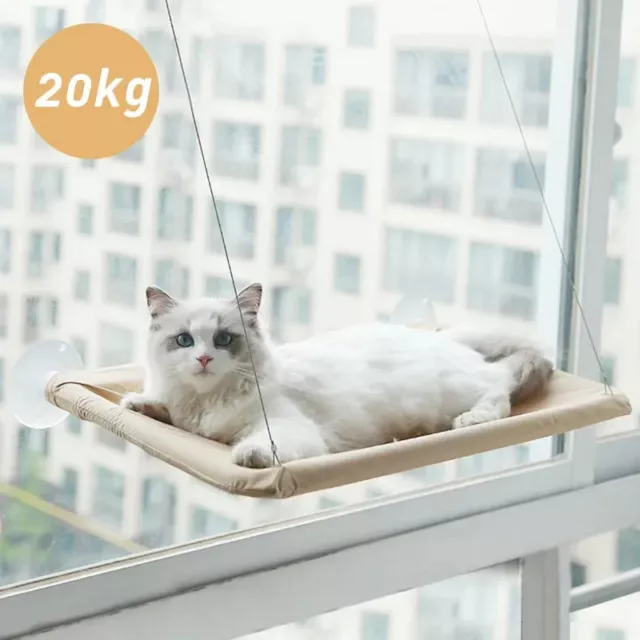 Hamac Pour chat Siège Lit Transat Fenêtre Perchoir pour fenêtre Chat 20Kg Neuf 2