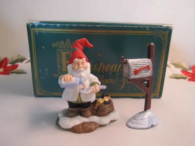 FITZ & FLYOD HOLIDAY HAMLET Enchanted Forest DR. B WELL + MAILBOX Figurines 1994