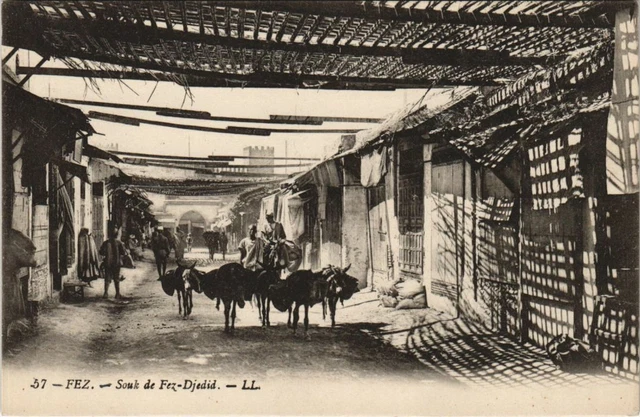 CPA AK FEZ Souk de Fez-Djedid MAROC (24197)