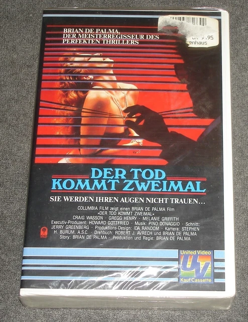 Der Tod Kommt Zweimal VHS NEU OVP Rarität Brian De Palma