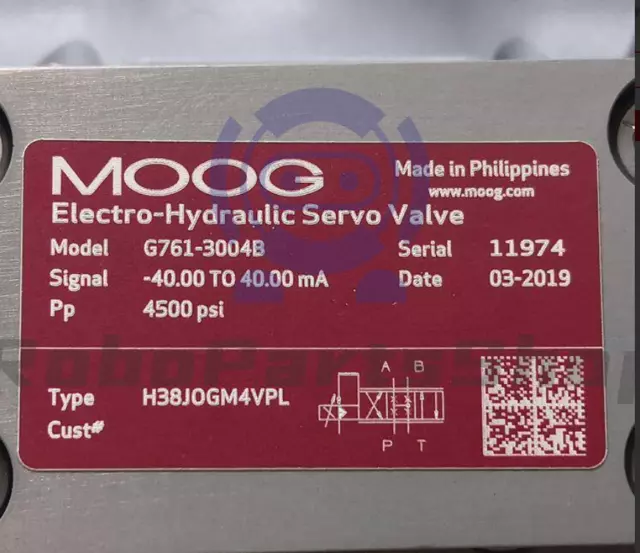 NEW   Moog Valve G761-3004B H38JOGM4VPL servo valve  1pcs