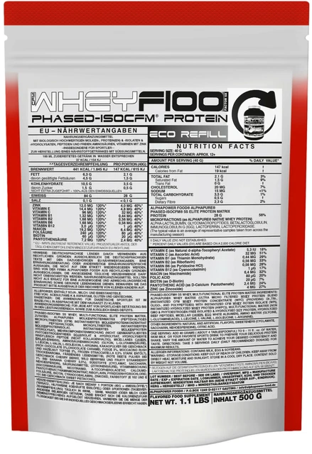 Whey Protein Pulver 500g (21,98€/kg) Eiweiß