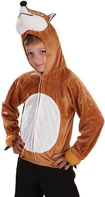 Kids Hooded Fox Animal Zoo Book Day Fancy Dress Costume Child Outfit
