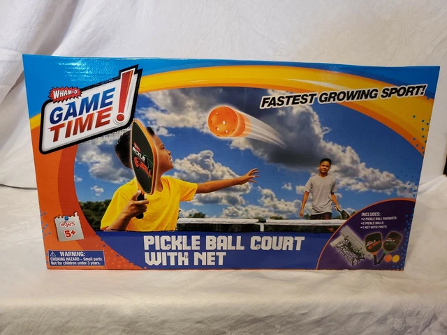 WHAM-O! Game Time!  Pickleball Court With Net, Paddles And Balls