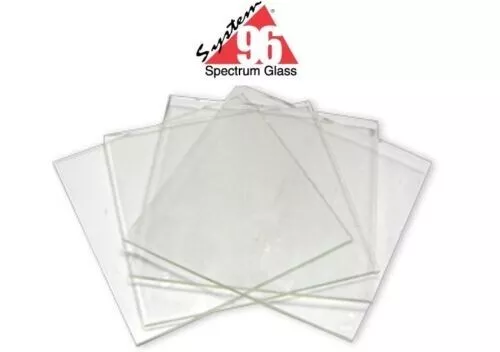 System 96 Clear fusible Glass COE 96 Clear Fusible Glass 6 PACK LOT